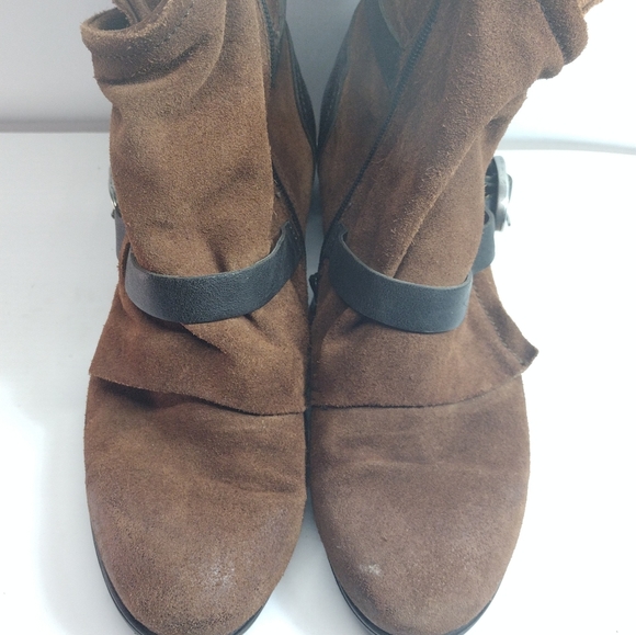 Mis Mooz Sydney Apocalypse Boots l Size 9.5 40 EU l Discontinued l Double Buckle - Picture 14 of 16